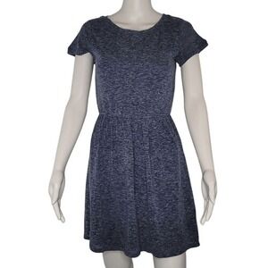 Delia's Blue Heather Short Sleeve Lined Dress